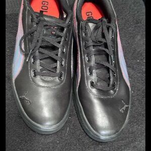 Puma Golf Black and Red Men's Shoes
